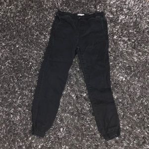 Boys large black joggers